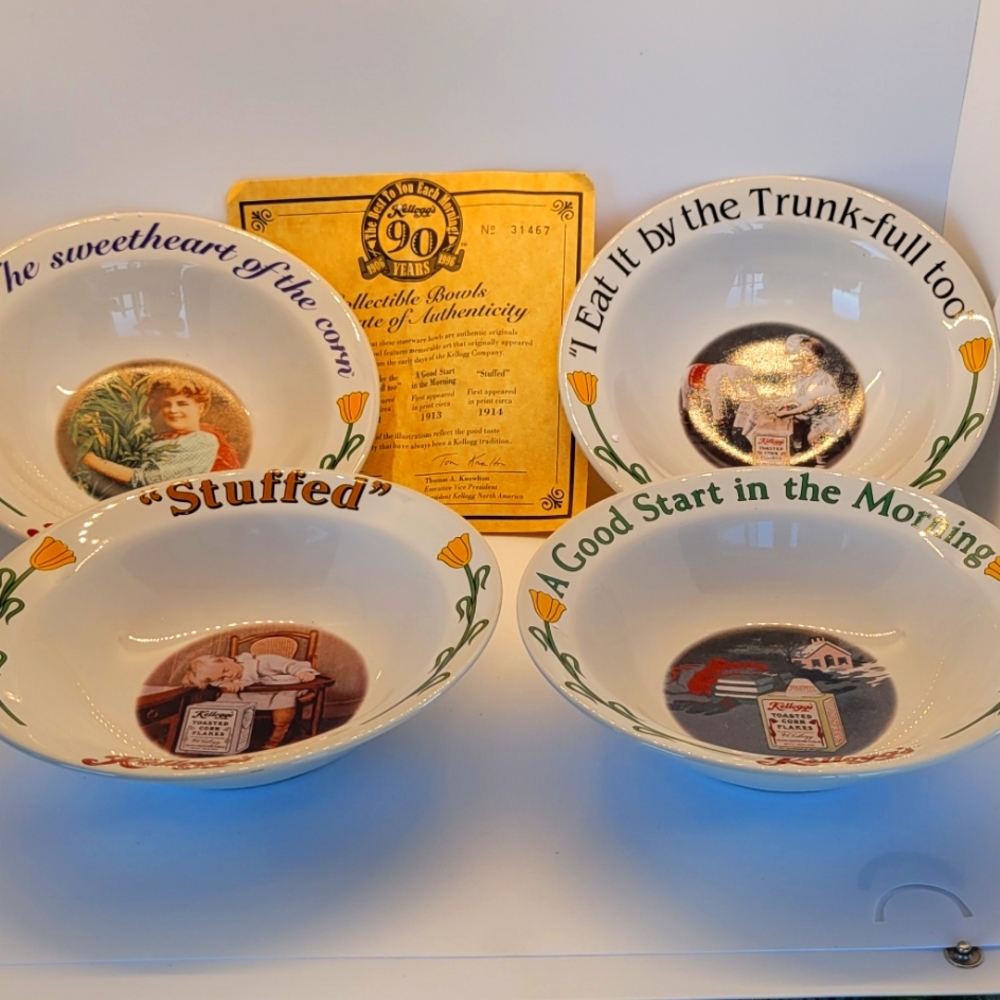 Kelloggs Cereal Bowls